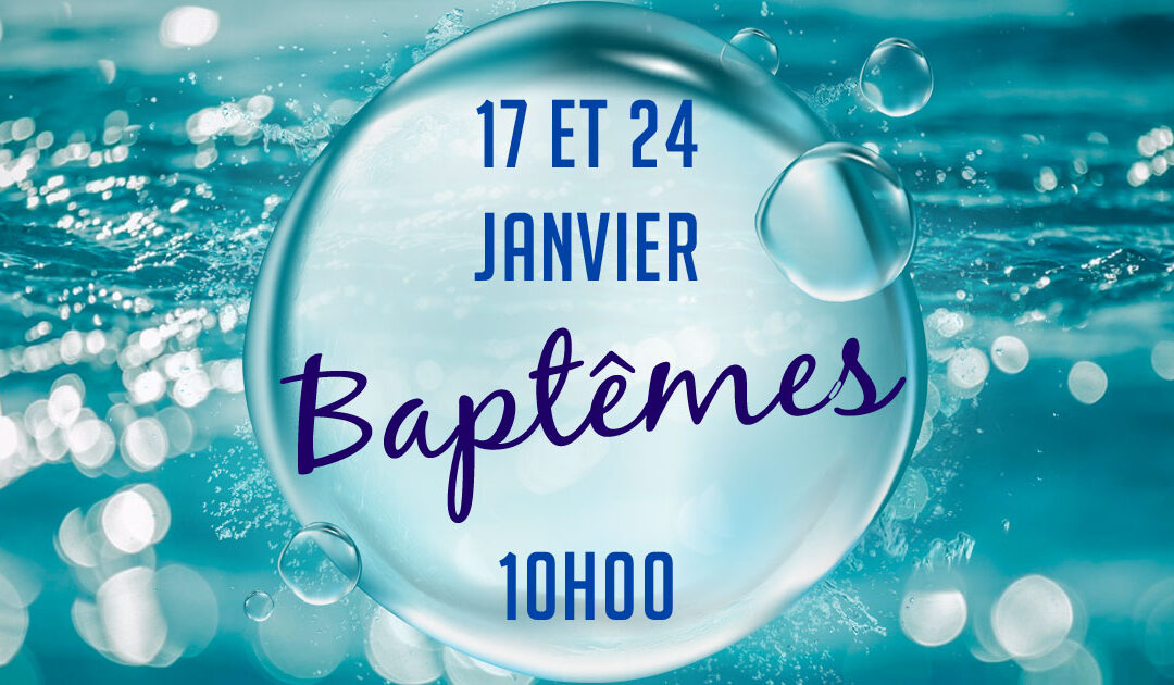 Baptêmes par immersion